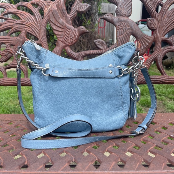 MICHAEL Michael Kors Handbags - Michael Kors Leather Megan Crossbody Bag  With Bag Charms
